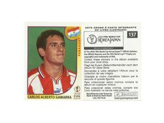 FIGURINHA COPA FIFA 2002 PARAGUAY CARLOS GAMARRA Nº 137