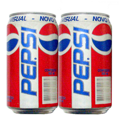 LATA VAZIA REFRIGERANTE PEPSI NOVO VISUAL 350 ML ALUMÍNIO BRASIL. - comprar online