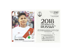 FIGURINHA COPA FIFA 2018 PERU RAÚL RUIDÍAZ Nº 250