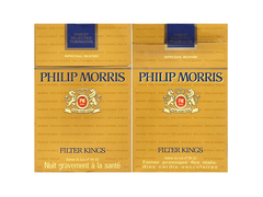 BOX VAZIO PHILIP MORRIS FILTER KINGS PHILIP MORRIS INC FRANCE