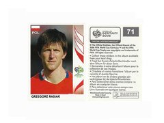 FIGURINHA COPA FIFA 2006 POLAND GRZEGORZ RASIAK Nº 71