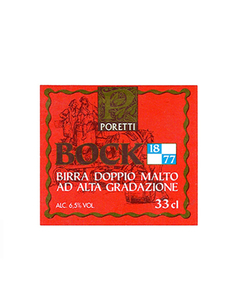 ROTULO PORETTI BOCK BIRRA ALTA GRADAZIONE 33 CL ITALY - comprar online