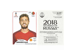 FIGURINHA COPA FIFA 2018 PORTUGAL BERNARDO SILVA Nº 127