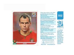 FIGURINHA COPA FIFA 2010 PORTUGAL DUDA Nº 552