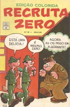 GIBI RECRUTA ZERO RIO GRÁFICA FORMATO GDE COLORIDO Nº 68 1969 34 PAG