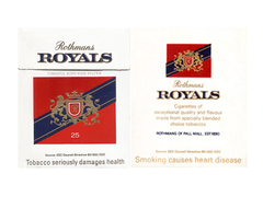 BOX VAZIO ROTHMANS ROYALS 25 CIGAR ROTHMANS OF PALL MALL ENGLAND - comprar online