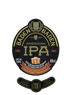 RÓTULO BADEN BADEN AMERICAN IPA PURO MALTE 600 ML BRAZIL