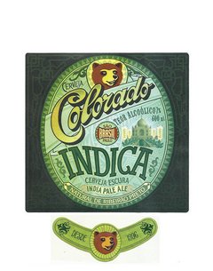 RÓTULO COLORADO CERVEJA INDICA PALE ALE 600 ML BRAZIL - comprar online