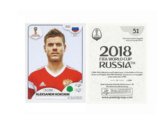 FIGURINHA COPA FIFA 2018 RUSSIA ALEKSANDR KOKORIN Nº 51