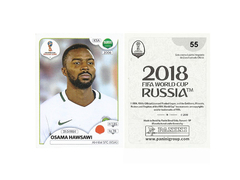 FIGURINHA COPA FIFA 2018 SAUDI ARABIA OSAMA HAWSAWI Nº 55