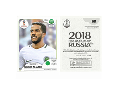 FIGURINHA COPA FIFA 2018 SAUDI ARABIA NAWAF AL-ABED Nº 68