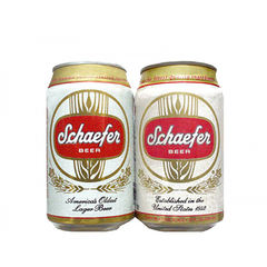 LATA VAZIA SCHAEFER LAGER BEER 355 ML ALUMÍNIO USA - comprar online