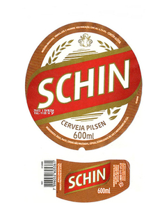 RÓTULO SCHIN CERVEJA PILSEN 600 ML BRAZIL - comprar online