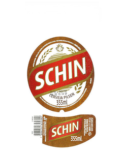 RÓTULO SCHIN CERVEJA PILSEN 355 ML BRAZIL - comprar online