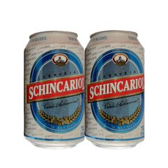 LATA VAZIA SCHINCARIOL CERVEJA SEM ÁLCOOL 350 ML ALUMÍNIO BRAZIL