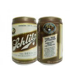 LATA SCHLITZ THE BEER THAT MAKE 355 ML ALUMINIO USA