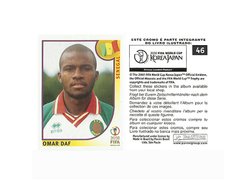 FIGURINHA COPA FIFA 2002 SENEGAL OMAR DAF Nº 46