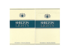 BOX VAZIO SHELTON LIGHTS TEORES REDUZIDOS PHILIP MORRIS MARKETING BRAZIL - comprar online