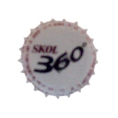 TAMPINHA CERVEJA SKOL 360º PILSEN 600 ML BRASIL