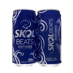 LATA VAZIA SKOL BEATS SENSES 269 ML ALUMÍNIO BRASIL