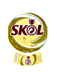 RÓTULO SKOL CERVEJA PILSEN OLIMPÍADAS 600 ML BRAZIL - comprar online