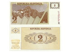 CÉDULA SLOVENIJA ANO 1992 2 TORLAJEV - comprar online