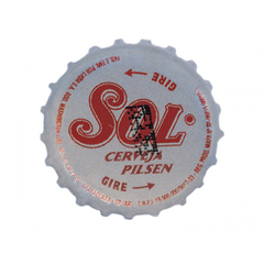 TAMPINHA CERVEJA SOL PILSEN ANTIGA 250 ML BRASIL - comprar online