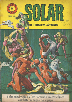 GIBI SOLAR O HOMEM ÁTOMO EDITORA EBAL FORMATO GDE Nº 20 MAI/JUN 1968 34 PAG