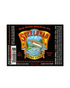 RÓTULO STEELHEAD EXTRA STOUT 12 OZ. USA - comprar online