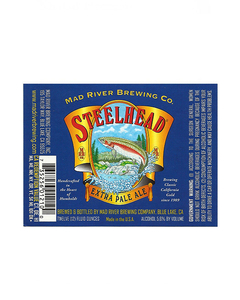 RÓTULO STEELHEAD EXTRA PALE ALE 12 OZ. USA