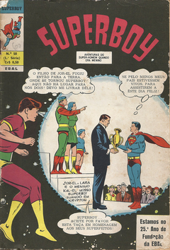 GIBI SUPERBOY EDITORA EBAL FORMATO GDE Nº 50 JUN 1970 34 PAG