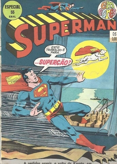 GIBI SUPERMAN CORES EDITORA EBAL FORMATO GDE Nº 55 OUT 1975 32 PAG