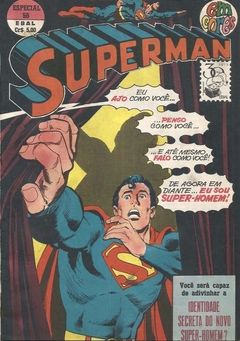 GIBI SUPERMAN CORES EDITORA EBAL FORMATO GDE Nº 56 NOV 1975 32 PAG
