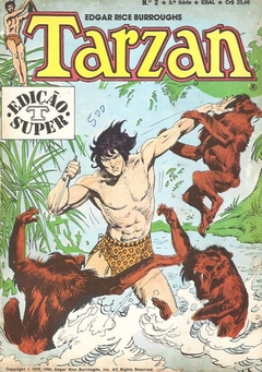 GIBI TARZAN SUPER EDIT EBAL FORMATO GDE COLOR Nº 2 JUN 1980 34 PÁG - comprar online