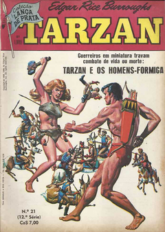 GIBI TARZAN LANÇA DE PRATA EDIT EBAL FORMATO GDE P/B Nº 21 OUT 1986 50 PÁG - comprar online