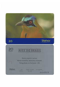 TELEFÔNICO TELEFONICA 1999 20 UNIDADES "AVES DO BRASIL" JURUVA