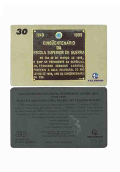 TELEFÔNICO TELEMAR 1999 30 UNIDADES 50 ANOS ESCOLA SUPERIOR DE GUERRA
