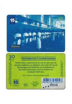 TELEFÔNICO TELEFONICA 2001 30 UNIDADES TELEFONISTAS E SUPERVISORAS SP 1920