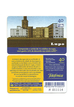 TELEFÔNICO TELEFONICA 2003 40 UNIDADES "LUPO" CIDADE DE ARARAQUARA SP