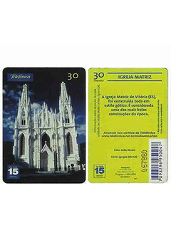 TELEFÔNICO TELEFONICA 2001 30 UNIDADES IGREJA MATRIZ DE VITÓRIA - comprar online