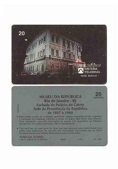 TELEFÔNICO TELEBRAS 1996 20 UNIDADES MUSEU DA REPÚBLICA RJ