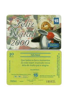 TELEFÔNICO TELEFONICA 2000 30 UNIDADES FELIZ NATAL 2000