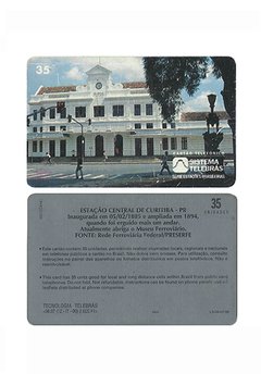 TELEFÔNICO TELEBRAS 1996 35 UNIDADES ESTAÇÃO CENTRAL DE CURITIBA PR
