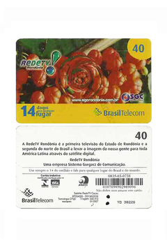 TELEFÔNICO BRASIL TELECOM 2007 40 UNIDADES REDETV! RONDÔNIA