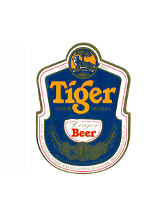 ROTULO TIGER LAGER BEER 355 ML THAILAND - comprar online