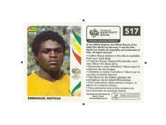 FIGURINHA COPA FIFA 2006 TOGO EMMANUEL MATHIAS Nº 517