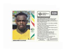 FIGURINHA COPA FIFA 2006 TOGO ADEKANMI OLUFADE Nº 529