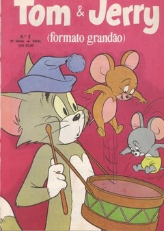 GIBI TOM & JERRY EDITÔRA EBAL FORMATO GRANDÃO COLOR Nº 2 AGO 1980 32 PAG