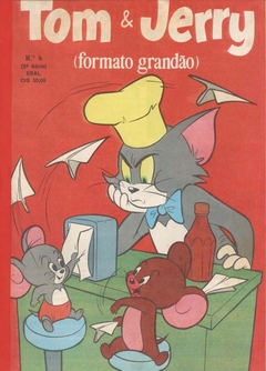 GIBI TOM & JERRY EDITÔRA EBAL FORMATO GRANDÃO COLOR Nº 4 OUT 1980 32 PAG