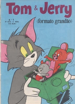 GIBI TOM & JERRY EDITÔRA EBAL FORMATO GRANDÃO COLOR Nº 5 NOV 1980 32 PAG